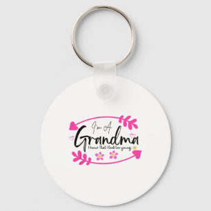 Funny ich bin Oma Oma Grammy Frauen First T Schlüsselanhänger