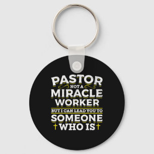Funny ich bin Pastor kein Wunder Arbeiter Pastors  Schlüsselanhänger