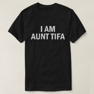 Funny Ich bin Tante Tifa Politisches Meme T-Shirt