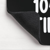 Funny ich bin wie 104% müde Joke Sarcastic Fa Mousepad (Ecke)