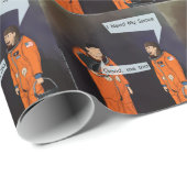 Funny, ich brauche meinen Platz Geschenkpapier (Rolleneckpunkt)
