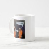 Funny, ich brauche meinen Platz Kaffeetasse (Vorderseite Links)