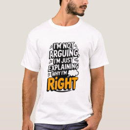 Funny, ich erkläre nur, warum ich das richtige Shi T-Shirt