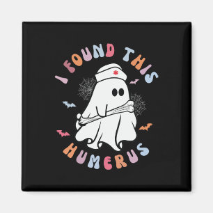 Funny Ich fand diesen Humerus Boo Ghost Halloween  Magnet
