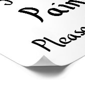 Funny Ich fühle Ihr Schmerzangebot Spaß Joke Sloga Poster (Ecke)