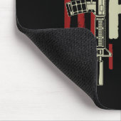 Funny, ich führe nicht, ich lade Gun Rights Americ Mousepad (Ecke)
