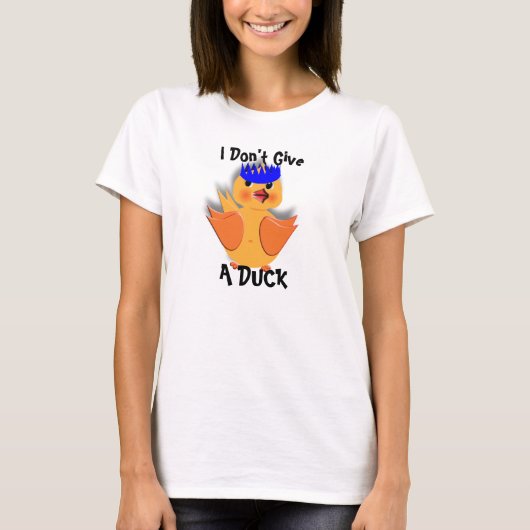 Funny, ich gebe keine Ente T-Shirt (Vorderseite)