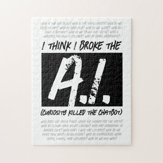 Funny ich glaube, ich Broke die KI ... Puzzle (Vertikal)