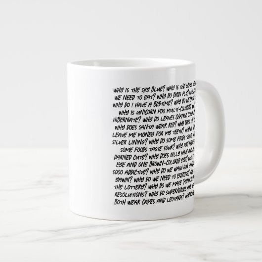 Funny, ich glaube, ich habe die KI-Entwickler kapu Jumbo-Tasse (Vorderseite Rechts)