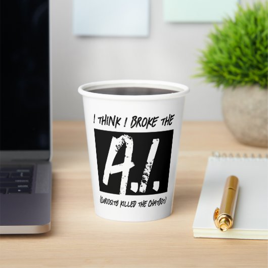 Funny, ich glaube, ich habe die KI-Entwickler kapu Pappbecher (InSitu)