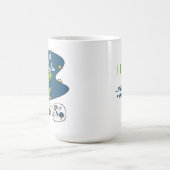 Funny ich glaube UFO Probing Session Cartoon Kaffeetasse (Mittel)