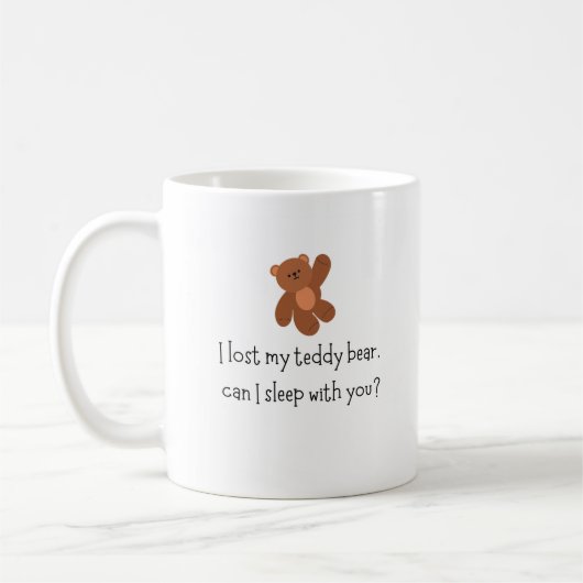 Funny, ich habe meine Teddy-Bären-Tasse verloren Kaffeetasse (Links)