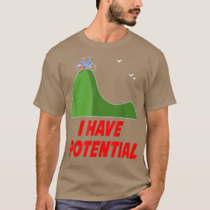 FUNNY ICH HABE POTENZIAL S Physics Science Teacher T-Shirt