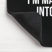 Funny Ich heirate in diese Verlobte, Braut oder Gä Mousepad (Ecke)