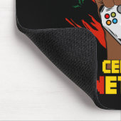 Funny Ich hielt mein Spiel an, um Juneteenth Bla z Mousepad (Ecke)