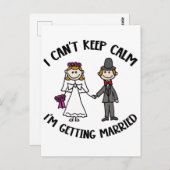 Funny, ich kann nicht Behalten Ruhe, ich werde hei Postkarte (Vorne/Hinten)