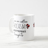 Funny Ich laufe weiter Kaffeetasse (Vorderseite Links)