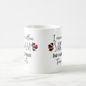 Funny Ich laufe weiter Kaffeetasse (Mittel)