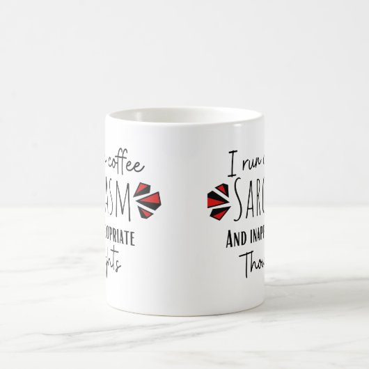 Funny Ich laufe weiter Kaffeetasse (Mittel)