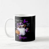 Funny ich legte den Boo in Boujee Ghost Pumpkin Ge Kaffeetasse (Links)