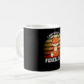 Funny, ich mag Füchse wirklich. Kaffeetasse (Vorderseite Links)
