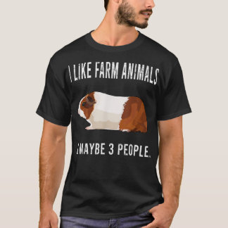 Funny Ich mag Guinea Schweinezüchter und vielleich T-Shirt