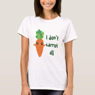 Funny, ich mag nicht alle Cartoon Carrot Pun Spaß T-Shirt