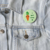 Funny, ich mag nicht alle Food Pun Spaß Cartoon Button (Beispiel)