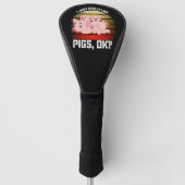Funny, ich mag Schweinefleisch echt. Golf Headcover (Vorderseite)