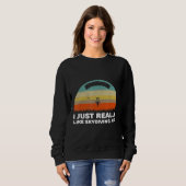 Funny, ich mag Skydiving Ok Sweatshirt (Vorne ganz)