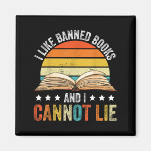 Funny Ich mag verbotene Bücher und ich kann nicht Magnet