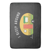 Funny ich schlafe um RV Camper Dark Badematte (Vorderseite Vertikal)