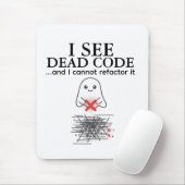 Funny Ich sehe Dead Code Programmer Mouse Pad Mousepad (Mit Mouse)