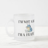 Funny Ich sehe Dead Code Programmierer-Tasse Mattglastasse (Links)