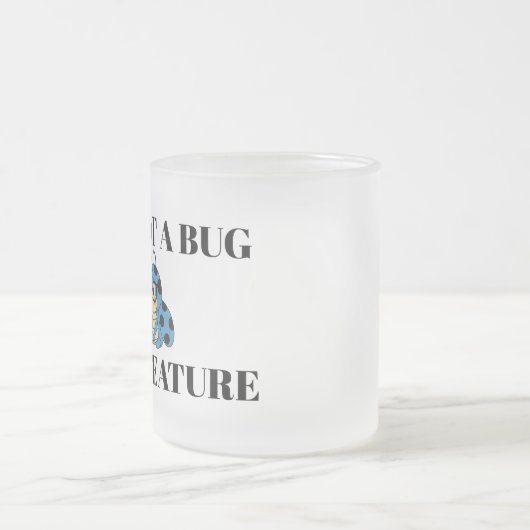 Funny Ich sehe Dead Code Programmierer-Tasse Mattglastasse (Mittel)