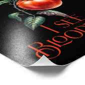 Funny Ich sehe eine blutige Mary Fotodruck (Ecke)