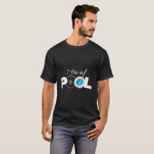 Funny ich trinke Bier und Piss in Pools Lake Swimm T-Shirt (Vorne ganz)