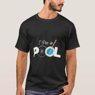 Funny ich trinke Bier und Piss in Pools Lake Swimm T-Shirt