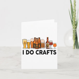 Funny ich tue Bierbrauer Männer Frauen Geschenk Bi Karte