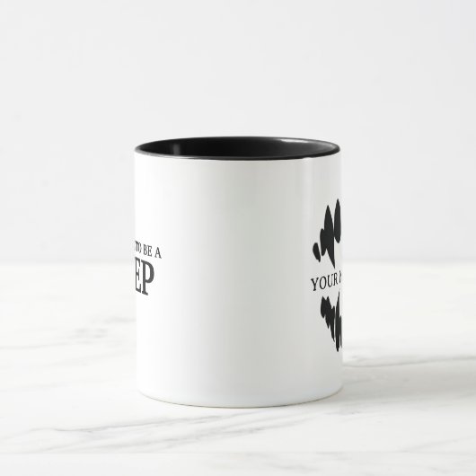 Funny, ich war kein Schafe Geboren Tasse (Zentrum)