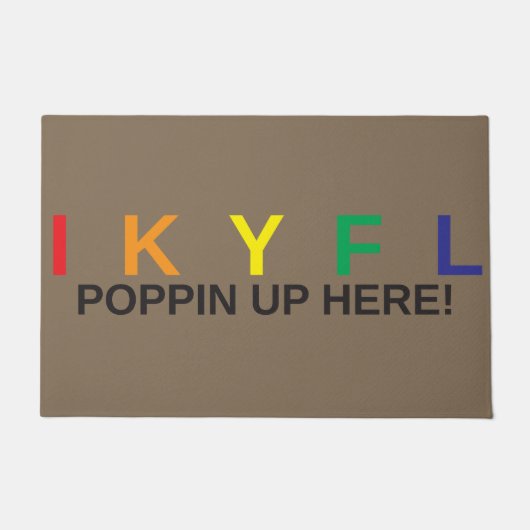 Funny ich weiß Sie F***** Lying Fußmatte (Vorderseite)