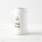 Funny ich Whiskey verschwinden lassen Bierglas (Vorderseite Links)