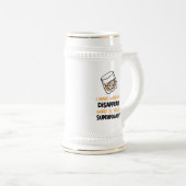 Funny ich Whiskey verschwinden lassen Bierglas (VorderseiteRechts)
