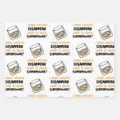 Funny ich Whiskey verschwinden lassen Geschenkpapier Set (Vorderseite)