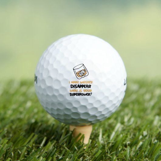 Funny ich Whiskey verschwinden lassen Golfball (Insitu T-Shirt)