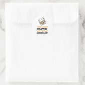 Funny ich Whiskey verschwinden lassen Runder Aufkleber (Tasche)