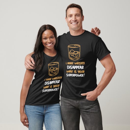 Funny ich Whiskey verschwinden lassen T-Shirt (Unisex)