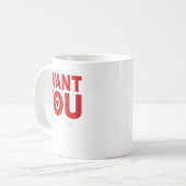 Funny, ich Wollte dir, dass ich einfach nicht flir Kaffeetasse (Vorderseite Links)