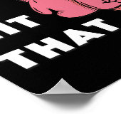 Funny, ich würde das Boxen treffen Poster (Ecke)