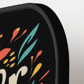 Funny, ich würde lieber Abstrakt Pickleball spiele Schläger (Linke Seite)